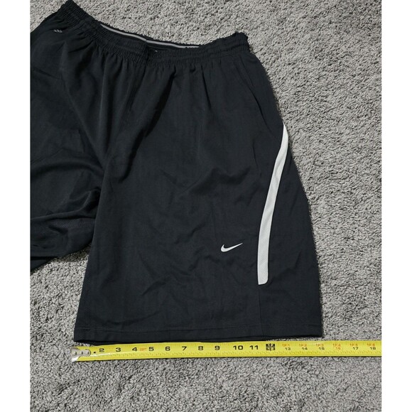 Nike Court Dri Fit Tennis Shorts Mens XXL 10 Inch Black White New With Tags - Picture 3 of 10